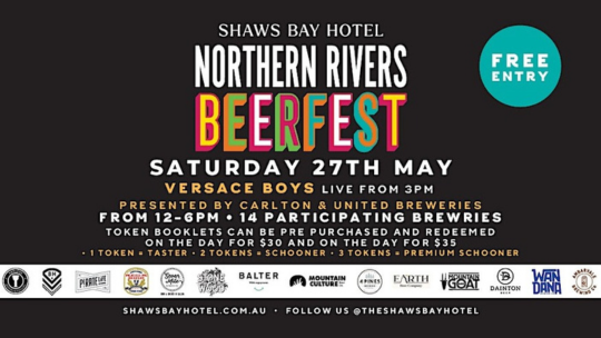 Northern Rivers Beerfest at The Shaws Bay Hotel