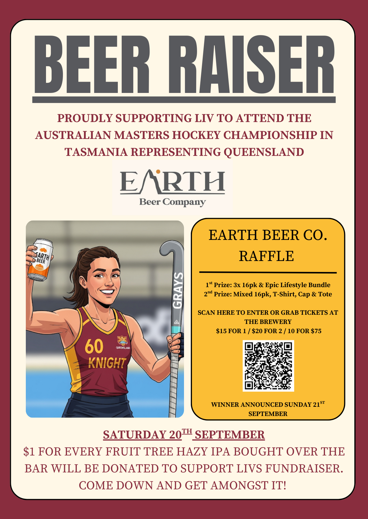 Raffle Tickets for Liv's Fundraiser
